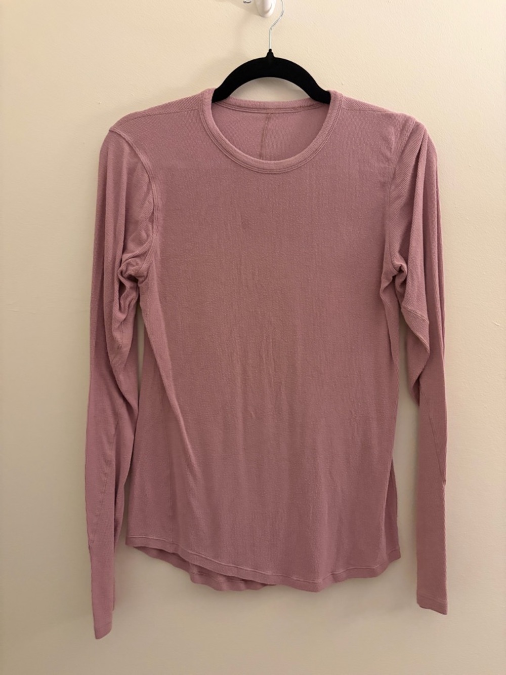 Lululemon hold tight Long Sleeve Crewneck Top - Dusty Rose